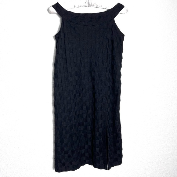 Urban Outfitters Delia V-Strap Knit Midi Skirt Black Size Medium - Picture 7 of 10